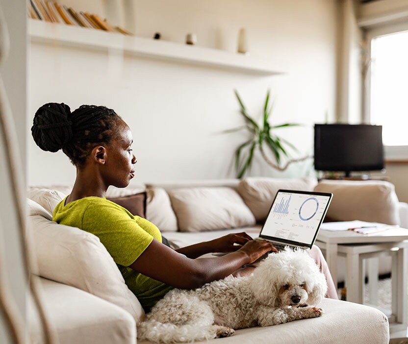 A computer user looking up their IP address to better understand the concept of an IP address.